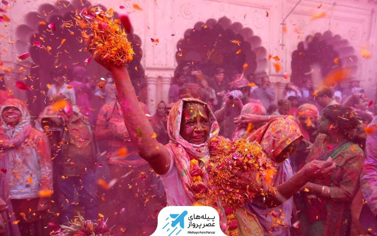 جشن رنگ در هندوستان
