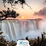 بازدید از آبشار ویکتوریا در آفریقای جنوبی
