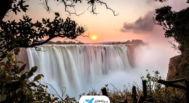 بازدید از آبشار ویکتوریا در آفریقای جنوبی