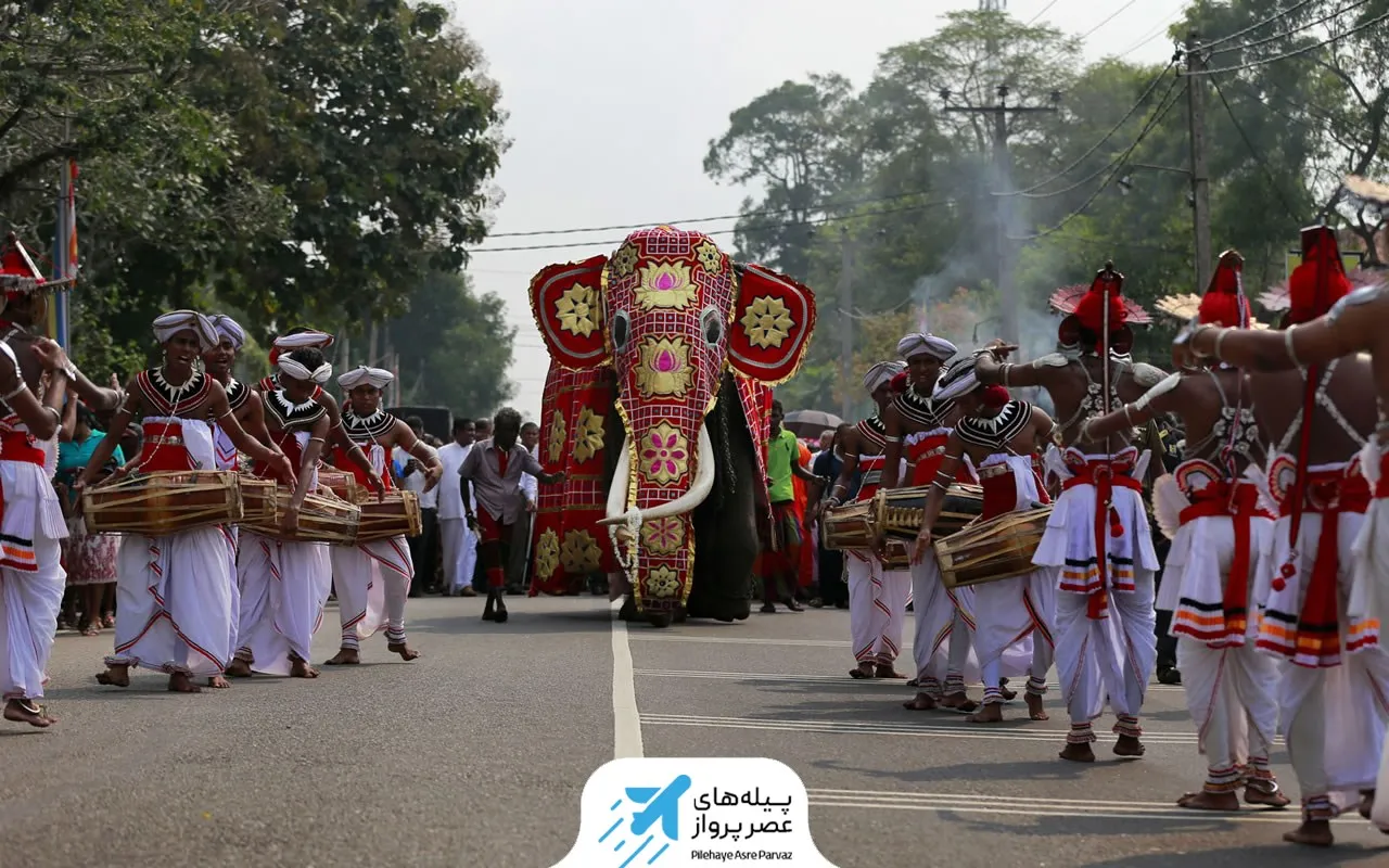 رژه فیل‌ها در کلمبو